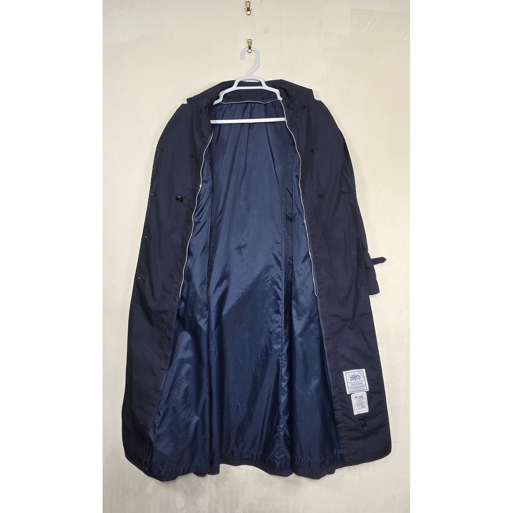 DSCP Defender Military Trench Coat Women's 20L Navy Blue All Weather Classic - Picture 6 of 16